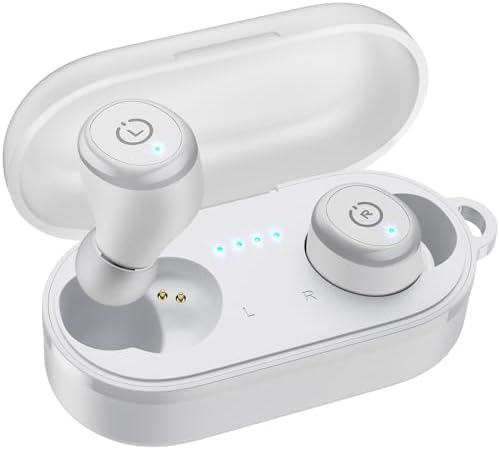 TOZO T10 Wireless Earbuds with Bluetooth 5.3 – Customizable EQ for Personalized Sound, Ergonomic Fit for Ultimate Comfort, 55 Hours Playtime, IPX8 Waterproof Rating, Wireless Charging Case – 2025 Enhanced Audio Experience for Active Lifestyles