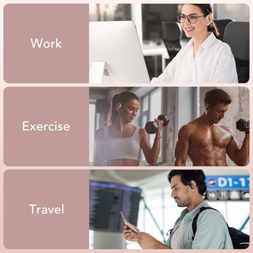 Revolutionary Waterproof Wireless Bone Conduction Headphones – Open-Ear Comfort with Enhanced Bass Response – Ideal for Active Lifestyles and Outdoor Adventures – Stylish Yellow Design for Visibility and Connectivity