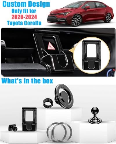 Toyota Corolla 2020-2024 Car Phone Holder – Magnetic Air Vent Mount for Secure Smartphone Navigation – Effortless Installation, No Residue, Enhanced Driving Safety – Universal Compatibility for All Smartphones – Ideal Dashboard Accessory