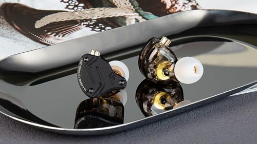 KZ ZS10 Pro X Audiophile In-Ear Monitor Headphones – Premium 4 Balanced Armature + 1 Dynamic Driver IEMs with Durable Detachable Silver-Plated Cable for Exceptional Sound Precision – Ideal for Studio Professionals and Mobile Music Lovers – Universal Compatibility with All Audio Devices for Ultimate Flexibility