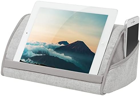 Enhance Your Tablet Experience with the Lap Gear Original Microbead Pillow Stand – Ergonomic, Portable Black Holder with Built-In Phone Pocket for All Tablet Sizes – Ideal for Home, Travel, and Comfort-Focused Viewing – Supports Better Posture and Reduces Strain – Lightweight, Stylish Design for Easy Use Anywhere