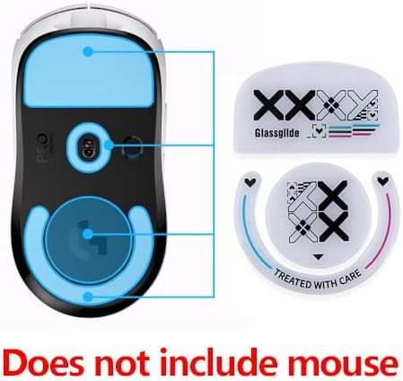 Transform Your Gaming with HUYUN Ultra Strong Glass Mouse Feet Skates for Logi G502 – Precision, Speed, and Effortless Gliding for Unmatched Performance! Enhance Your G502 Experience with Durable, Curved Edge Design for Reduced Friction and Superior Tracking in Competitive Play!