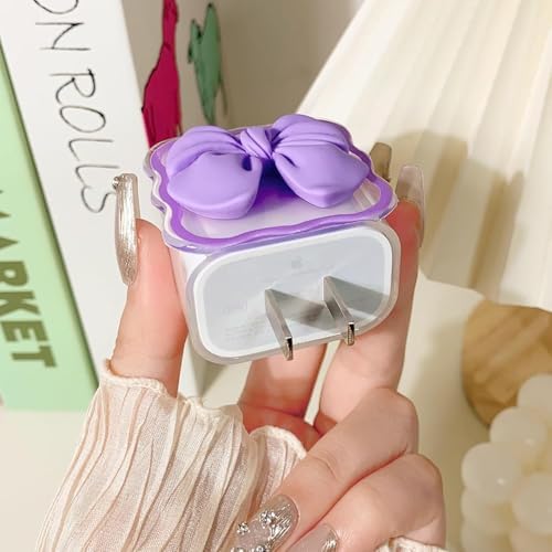 Adorable 3 D Cartoon Charger Protectors – Kitty & Bear Pack of 2 for i Phone 11, 12, 13, 14 Pro Max – Cute Silicone Cable Sleeves for Enhanced Durability & Style – Protect Your Charging Heads from Damage & Dust with Kawaii Designs – Compatible with 18 W & 20 W i Phone Chargers – Lightweight & Portable Charging Accessories for Everyday Use