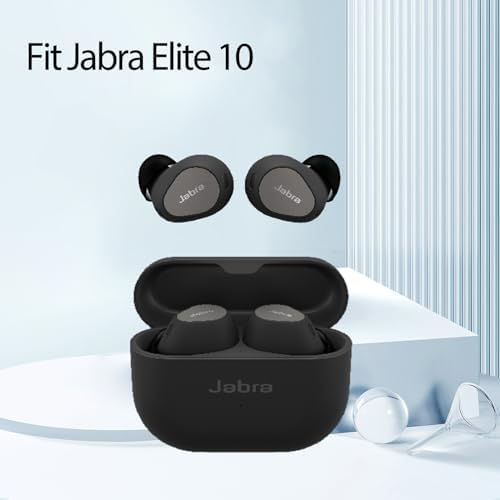 Transform Your Listening Experience with Memory Foam Ear Tips for Jabra Elite 10 & 10 GEN 2 – Anti-Slip, Noise-Isolating Comfort Set, Available in S/M/L (Black) – Non-Allergenic with Dust Mesh for Optimal Hygiene and Performance