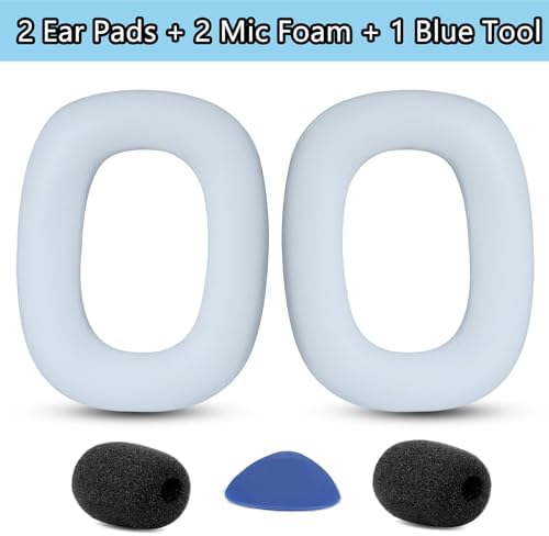 Transform Your Gaming Setup with Tai Zi Chang Qin Premium Earpads for Logitech G Astro A30 – Superior Comfort and Sound Isolation with Durable Protein Leather in Elegant White Finish – Effortless Installation and Enhanced Noise Reduction for Ultimate Gaming Immersion