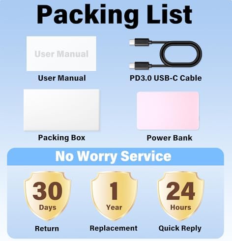 Compact 5000 m Ah Mag Safe Battery Pack Mini: 22.5 W Fast Charging Wireless Power Bank with Magnetic Alignment for i Phone 16/15/14/13/12 Plus/Pro/Pro Max – Sleek and Portable USB-C Charger for On-the-Go Power Solutions