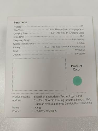 Next-Generation Bluetooth 5.4 Wireless Earbuds with Superior Hi-Fi Stereo Sound – IP7 Rated Waterproof & Noise Cancelling Earphones Featuring Quad ENC Mics for Clear Calls – 40-Hour Playtime Mini Headset Ideal for Laptops, Tablets, TVs, and Smartphones – Stylish Deep Blue Design for Ultimate Portability and Comfort