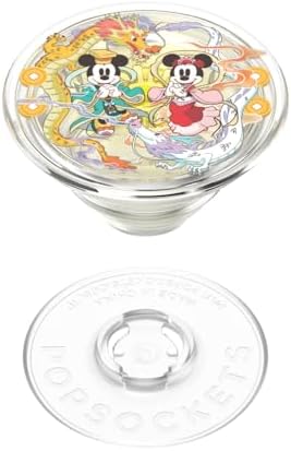 Disney Classic Mouse Pop Sockets Phone Grip with Versatile Kickstand – Ultimate Anti-Drop Phone Holder for One-Handed Use and Easy Style Switchability – Compatible with i Phone, Samsung, and Most Cases – Ideal for Wireless Charging and Everyday Convenience