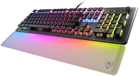Experience Unmatched Gaming Precision with Turtle Beach Vulcan TKL Tenkeyless Mechanical Keyboard – Linear Titan Switch, Customizable AIMO RGB Lighting, Durable Aluminum Build, and Portable USB-C Connectivity for Ultimate Performance and Style