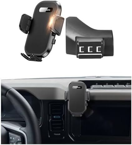 Ultimate Adjustable Car Phone Mount for Toyota Tundra (2022-2024) & Sequoia (2023-2024) – 360° Rotating Cradle for 4-7 Inch Devices – Superior Stability & Quick-Release Mechanism for Hassle-Free Accessibility