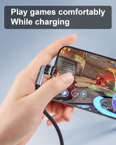 N. NETDOT 100 W Magnetic USB-C Charging Cable – Dual Pack for Rapid Charging & Seamless Data Transfer with LED Indicator – 3.3 ft Length for Smartphone & Tablet Compatibility – Ultimate Charging Solution for Modern Devices