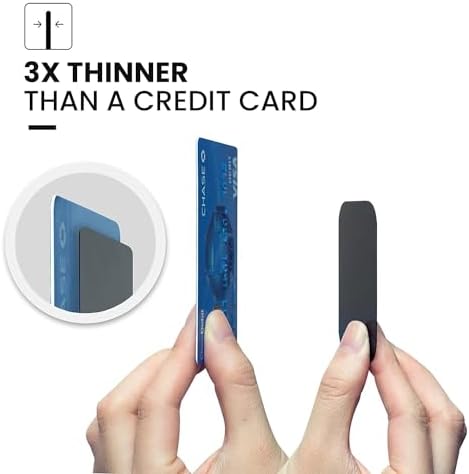 HIKER Premium Magnetic Mount Metal Plates – 8 Rectangular Durable Attachments for Ultimate Phone Stability and Universal Compatibility – Perfect for Hands-Free Navigation and Secure Mobile Support Solutions