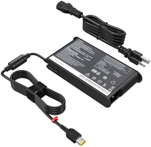 High-Efficiency 135 W Slim Charger for Lenovo Think Pad X1 Extreme & P1 Models – Rapid Charging AC Power Adapter for On-the-Go Professionals – Lightweight Laptop Charger with Enhanced Safety Features for Reliable Performance