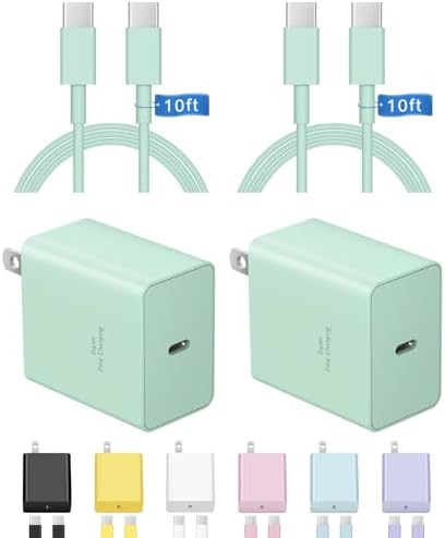 Experience Unmatched Charging Power with the 45 W USB-C Fast Charger & 10 FT Cable – Perfect for i Phone 16/15 and Samsung Galaxy Devices, Offering Superior Durability and Universal Compatibility for All Your Charging Needs.