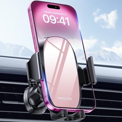 Revolutionize Your Driving Experience with the Miracase 2 nd Generation Universal Phone Holder – 3-in-1 Air Vent Mount for i Phone 16/15/14/13/12/11 and All Smartphones – Enhanced Stability, 360-Degree Rotation, and Hands-Free Convenience for Safer Navigation
