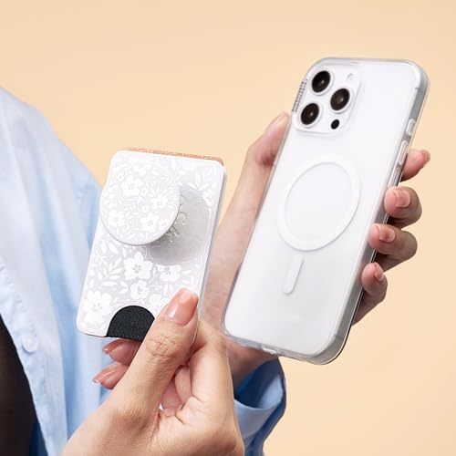 Cobalt Pop Sockets Phone Wallet: Premium Card Holder with Expanding Grip and Mag Safe Compatibility for Effortless Wireless Charging – The Perfect Accessory for On-the-Go Mobile Users Seeking Style and Functionality
