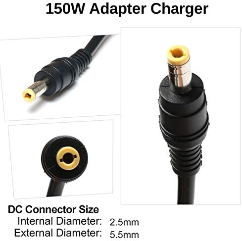 High-Performance 150 W Charger for Intel Asus NUC, LG Ultra & Toshiba Laptops – Universal Power Adapter with Enhanced Compatibility & Fast Charging for Pro Kits and Mini PCs – Reliable OEM Replacement with 24/7 Support & 12-Month Warranty