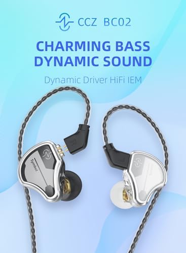 KZ ZSN PRO X Dual Driver Earbuds – Hi-Fi Stereo Headphones with Balanced Armature & Dynamic Driver, Ergonomic Comfort for Optimal Listening, Detachable Cable & Built-In Microphone, Perfect for Audiophiles & Everyday Use – Golden Finish