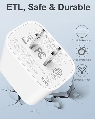 Power Up Fast with the 30 W USB-C Charger: Ultimate Charging Solution for Mac Book Air M1/M2 & i Phone 15/16 Pro Max – Includes 6 FT Cable for Maximum Convenience and Speed – Ideal Gift for Tech Enthusiasts and Professionals – Enhanced Safety Features for Reliable Performance – Compatible with i Pad Pro and Samsung Galaxy Devices – Charge 2 x Faster than Traditional Chargers – Perfect for Home, Office, or Travel Usage – Experience Unmatched Charging Efficiency and Versatility – Celebrate Special Occasions with the Perfect Present for Men and Women