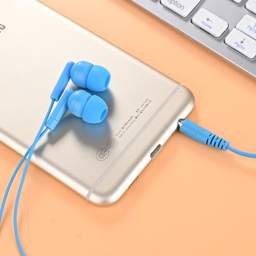 Bulk 30 Pack Kids Earbuds – Vibrant Wired Headphones for Engaging Classroom Activities, Perfect for Schools and Libraries, Seamless Compatibility with Chromebooks, Laptops, and PCs, Exceptional Sound Quality for Enhanced Learning Engagement