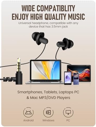 Experience Ultimate Serenity with Hearprotek Sleep Earbuds – USB-C Noise Isolation Earphones for Uninterrupted Comfort, Ideal for Relaxation, Air Travel, and Snoring Relief – Premium Silicone Tips for Perfect Fit and Enhanced Sound Quality