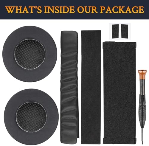 Transform Your Corsair Virtuoso RGB Wireless XT SE Gaming Headset with SOULWIT Protein Leather Headband and Advanced Cooling Gel Earpad Replacement Set – Ultimate Comfort Enhancements for Long Gaming Sessions and Unmatched Performance