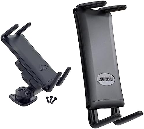 Universal ARKON Adhesive Phone and Tablet Mount for Cars and Trucks | Versatile Hands-Free Dashboard Holder | Compatible with i Phone, Galaxy, Note, and Pixel | Secure Adhesive or Drill Installation for Safe Navigation and Connectivity | 360-Degree Rotation for Optimal Viewing Angles | Durable and Easy to Install, Perfect for Everyday Use
