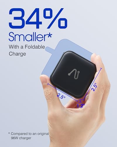 Ultra-Fast 100 W Ga N Wall Charger – 4-Port USB-C Power Adapter for Simultaneous Device Charging, Compact and Foldable Design, Compatible with Mac Book Pro, i Pad Pro, i Phone 14, Galaxy S9, and More – Efficient Power Solution for Home and Travel