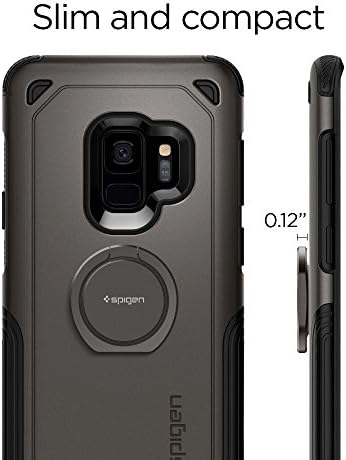 Spigen 360° Style Ring Grip – Versatile Phone Holder & Kickstand in Champagne Gold, Magnetic Car Mount Compatible, Durable Zinc Alloy & Stainless Steel for All Smartphones & Tablets