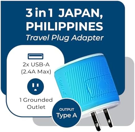 OREI Switzerland Travel Plug Adapter with Dual USB Ports – Ultimate Type J Charging Solution for USA Devices – Fast, Efficient Power for i Phones, Laptops, Tablets & More – Essential Travel Accessory for Hassle-Free Connectivity