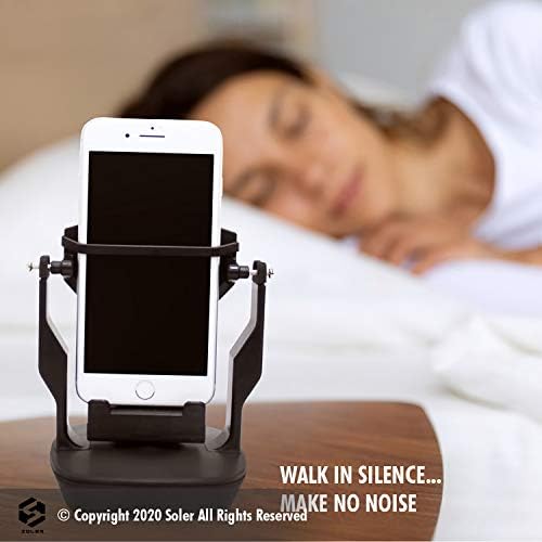 Phone Swing, Phone Rocker Compatible for Pokemon go Walker Cellphone Pedometer Accessories (Mute Version)(USB Cable) (Battery Compatible) Quick Step Earning Device – Black – Enhanced Compatibility and Speed