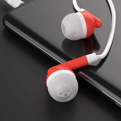 Maeline 100-Pack Bulk Earbuds with 3.5 mm Connector – Multi-Color Stereo Earphones for Schools, Events, and Promotions – Superior Sound Quality and Comfort for Everyday Use