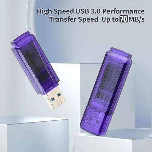 Ultra-Fast 64 GB USB 3.0 Flash Drive 5-Pack – Compact Memory Sticks for Effortless Data Storage and Transfer – Perfect for Home, Office, and On-the-Go Use – Compatible with All Devices