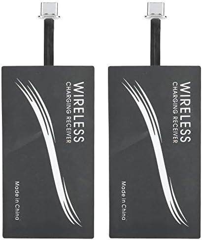 Revolutionary Ultra-Slim 2-Piece Type-C Qi Wireless Charging Receiver Kit – Fast, Effortless Mobile Power Solution for All Qi-Enabled Devices with Sleek Design and Enhanced Durability for On-the-Go Convenience