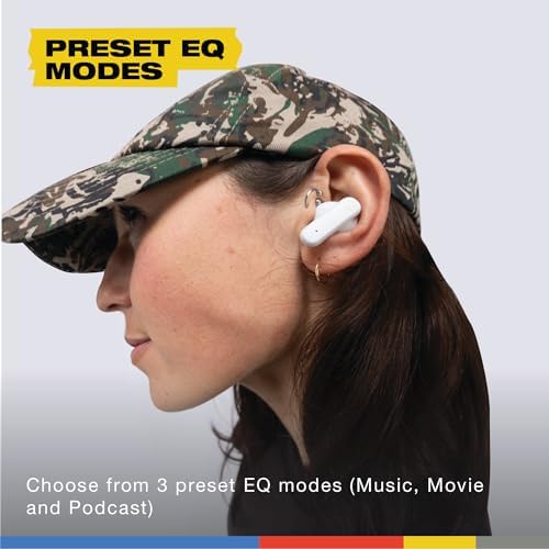 Skullcandy Smokin’ Buds Wireless Earbuds – Premium Bluetooth Headphones with Enhanced Noise Isolation, 20-Hour Playtime, IPX4 Sweat-Resistant Design – Ideal for Fitness Enthusiasts and Seamless Hands-Free Communication on i Phone & Android Devices