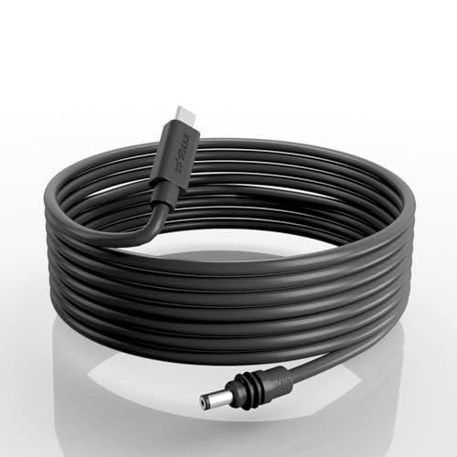 for Starlink Mini Cable 16.4FT, 140W USB C to DC Power Cord 18AWG Type-C to Waterproof Barrel Jack, Work with 60W+ PD Source, Compatible with 28V PPS and 20V PD protocols – Enhanced Compatibility and Speed