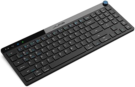 Experience Seamless Typing with the JLab JBuds Wireless Keyboard – Versatile Bluetooth & USB Connectivity, 95 Soft Touch Keys, Multi-Device Toggle, Smart Media Control, Custom Profiles, Rechargeable Design for Ultimate Flexibility and Comfort