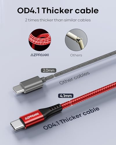Experience the Ultimate Charging Freedom with Our 20 FT USB C to USB C Cable – Fast 60 W Power Delivery for Galaxy, Mac Book, i Pad Pro, and More – Durable Nylon Braided Design for Maximum Longevity and Enhanced Compatibility – Perfect for Gaming, Streaming, and Multi-Device Use – Effortless Connectivity Anywhere, Anytime!