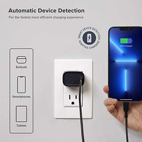 i Ottie Rapid Volt 30 W High-Speed Car Charger – USB-C Power Adapter for Google, Samsung & Apple Devices – Compact & Durable Fast Charger with Safety Features for On-the-Go Charging