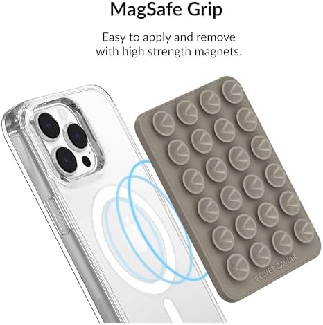 Transform Your Mobile Interaction with the VELVET CAVIAR Mag Safe Suction Cup Phone Case Mount – Superior Silicone Grip for Effortless Selfies and Secure Navigation. Featuring an Elegant Nude Beige Finish, This Premium Phone Accessory Ensures Stability for Streaming and Video Calls. Experience Unmatched Convenience with a Durable, Easy-to-Clean Design Perfect for On-the-Go Lifestyles. Ideal for Enhanced Usability, This Innovative Mount Keeps Your Device Within Arm’s Reach While Elevating Your Everyday Tasks with Style.