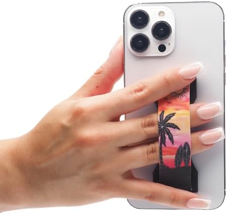 Upgrade Your Smartphone Handling with LOVEHANDLE PRO Premium Phone Grip – Vibrant Daisy Print – Multi-Functional Silicone Strap, Magnetic Mount & Kickstand for Effortless Device Management and Hands-Free Viewing Experience – Ideal for Stylish Mobile Use