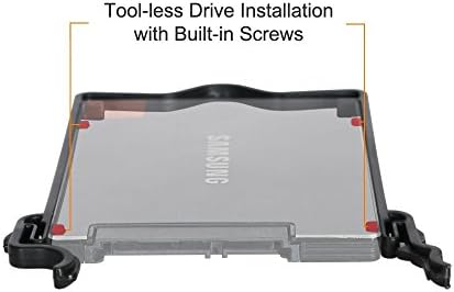 Upgrade Your Storage Efficiency with the ICY DOCK EZ-Fit PRO MB082 SP | Tool-Less 2 Bay Metal SSD Mounting Bracket for 2.5-Inch SSDs in 3.5-Inch Drive Bays | Fast Installation & Durable Design for Enhanced Compatibility and Cooling Performance