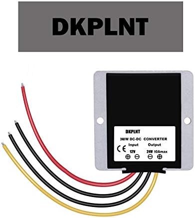 240 W Waterproof Step-Up Voltage Regulator Module – 12 V to 24 V Boost Converter for Automotive Power Supply Efficiency, Ideal for GPS, LED, and Audio Systems