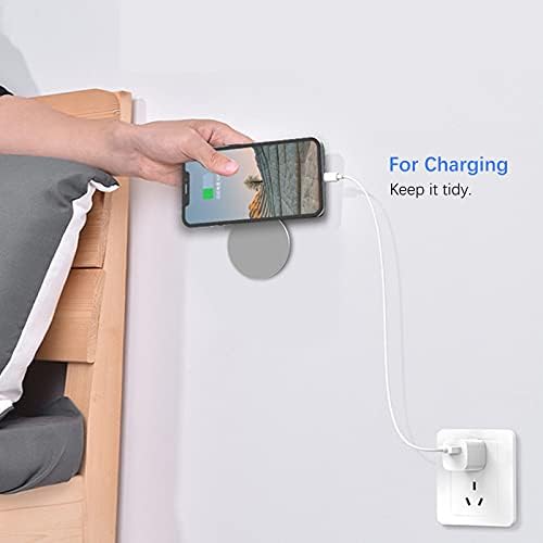 Kuaguozhe Magnetic Wall Mount for Mag Safe Accessories – Versatile Adhesive Holder for i Phone 15, 14, 13, 12 Pro Max Plus Mini – Sleek Dashboard Car Mount Enhancing Accessibility and Efficiency in Home and Office Spaces
