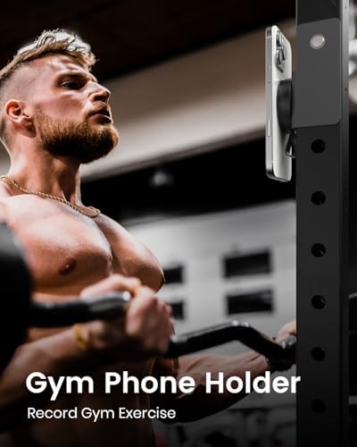 Revolutionize Your Mobile Experience with the Mii KARE Iron Grip Slim Magnetic Phone Holder – Dual Grip Technology for Ultimate Stability | Versatile Magnetic & Suction Phone Mount for Gym, Shower, Kitchen | Universal Compatibility with i Phone 16 Pro Max, 15, 14, 13, 12 | Effortless Hands-Free Operation & 360-Degree Viewing Angles for Convenience on the Go