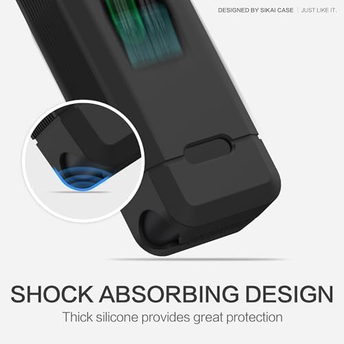 Premium Silicone Protective Case for Anker Prime 12,000 m Ah 130 W Power Bank – Lightweight Dustproof Design with 1/4-inch Mounting Hole and TF/SM Card Storage – Optimal Portability for Daily Use and Camera Charging – Snug Fit for Unobstructed Display and Easy Cleaning – Essential Accessory for On-the-Go Power Solutions