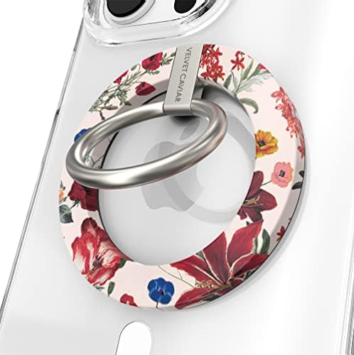 Transform Your i Phone 16, 15, 14, 13, 12 with VELVET CAVIAR’s Amethyst Purple Leopard Mag Safe-Compatible Grip – Stylish Magnetic Ring Holder & Adjustable Stand for Effortless Hands-Free Viewing, Secure Texting, and Enhanced Usability – Elevate Your Mobile Experience with Durable, Lightweight, and Customizable Accessory
