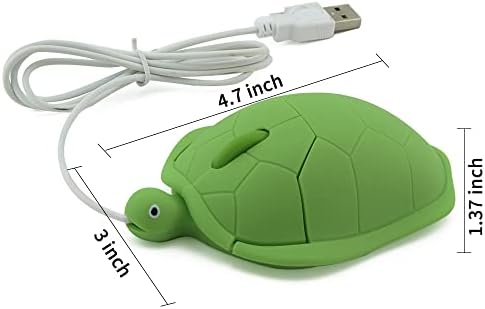 YOCUNKER Adorable Turtle-Shaped Wireless Mouse for Kids – Ergonomic Optical Mouse in Vibrant Pink, Perfect for PC, Laptop, and Mac Book – Fun and Functional Computer Accessory to Enhance Learning and Playtime