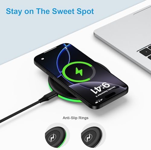 15 W High-Speed Android Wireless Charging Pad with QC Adapter for Google Pixel 9, Samsung Galaxy S25 Series, and Motorola Devices – Anti-Slip Design and Universal Compatibility for Effortless Charging Experience Experience the convenience of rapid wireless charging with our 15 W Android Wireless Charger, engineered for optimal performance with Google Pixel 9, Samsung Galaxy S25 Ultra, and a range of Motorola devices. This charging pad features an anti-slip surface and base, ensuring stability during charging, even with incoming notifications. Equipped with a QC3.0 power adapter, it supports multiple charging modes (5 W, 7.5 W, 10 W, and 15 W) for versatile compatibility, making it ideal for i Phone 16 and other smartphones. Safety is paramount; our charger includes overheating protection, foreign object detection, and short circuit prevention. The case-friendly design accommodates cases up to 5 mm thick, while the intelligent LED indicator provides real-time charging status. Lightweight and space-saving, this charging solution is perfect for home or office use. Included in the package are a 15 W wireless charging pad, QC3.0 adapter, and a 3 ft USB-C cable, backed by a 12-month warranty for peace of mind. Elevate your charging experience today!