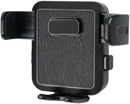 Universal 17 mm Ball Phone Mount Clamp – Secure and Versatile Cradle for Hands-Free Use in Vehicles and Homes, Adjustable Grip for All Phone Sizes, Durable Design for Everyday Convenience